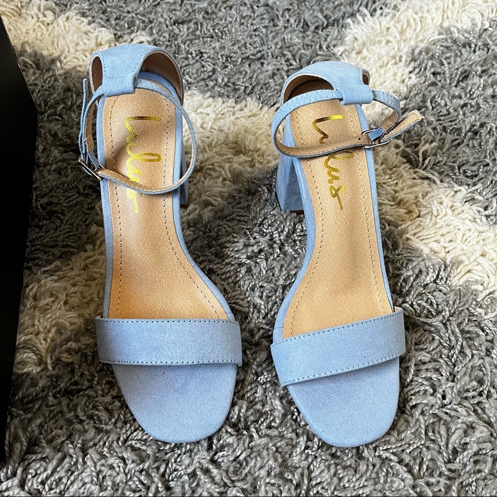 Lulus Light Blue heels
